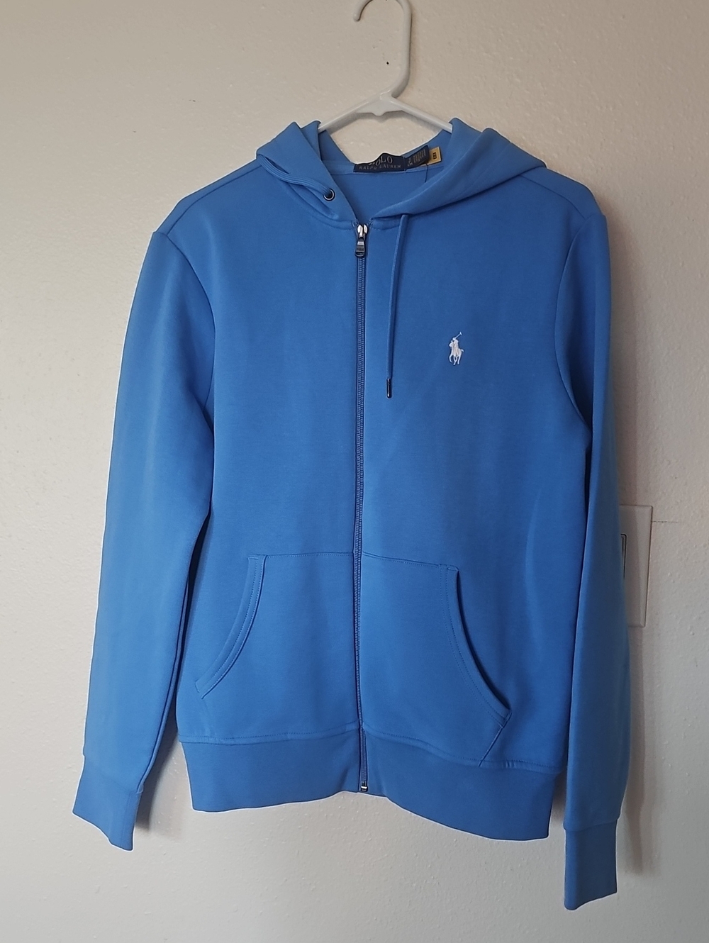 Ralph Lauren Light Blue Full-Zip Hoodie